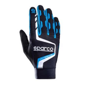 Sparco Hypergrip Gaming Gloves - Black/Blue