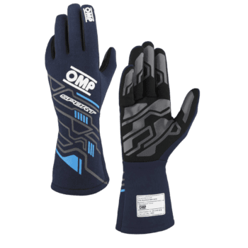 OMP Sport Race Gloves - Blue