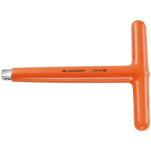 Facom VSE series insulated 3/8 handle J.121AVSE for electrical safety and precision work.