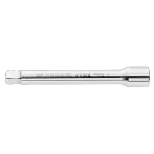 Facom J.S 3/8 drive wobble extension for automotive and mechanical work, high-quality chrome finish.