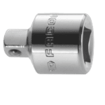 Grand Prix Racewear high-quality socket adapter for 3/8 to 1/4 inch couplers, durable chrome finish, ideal for professional automotive and mechanical work.