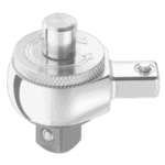 Close-up of a Facom ratchet with a 9 x 12 mm drive, featuring a metallic finish and adjustable mechanism.
