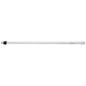 Long silver engine mechanic tool with black and silver fittings, suitable for professional automotive repairs.