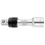 Precision aeronautical mechanics tool socket with black grip and silver finish for aircraft maintenance.