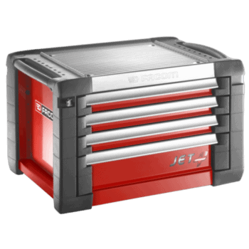 Facom JET+ 4-drawer chest with three modules per drawer, ideal for workshop storage and organisation.