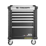 Facom Jet6nm3 safety lock roll cab with multiple drawers and wheels for tool storage.