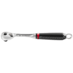 Facom 3/8 maintenance free pear head ratchet with ergonomic handle for automotive and mechanical work.