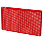 Facom Jetline+ half panels (400 mm) in red with perforated design for tool organisation.