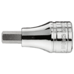 Facom JT 3/8 drive metric bit socket in chrome finish, suitable for automotive and mechanical use.