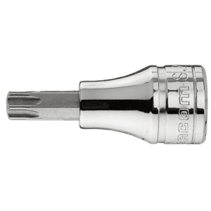 Facom JX 3/8 Torx drive socket in chrome finish, suitable for automotive and mechanical use.