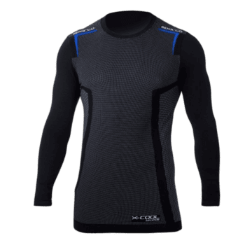 Sparco K-Carbon Long Sleeve Kart Top - Black