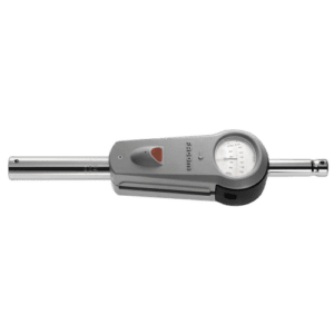 High-torque Facom KM.DB wrench without accessories, featuring a grey body and a clear measurement dial for precise torque settings.
