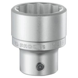 Facom K.B 3/4 drive inch 12-point socket for professional automotive and mechanical use.