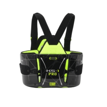 OMP KS 1 Pro Body Protection - Black - Fluo Yellow