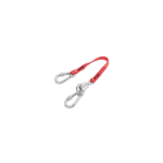 Grand Prix Racewear stainless steel lanyard with spring hook and swivel for safety and security.