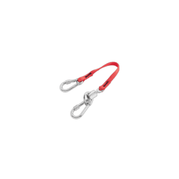 Grand Prix Racewear stainless steel lanyard with spring hook and swivel for safety and security.