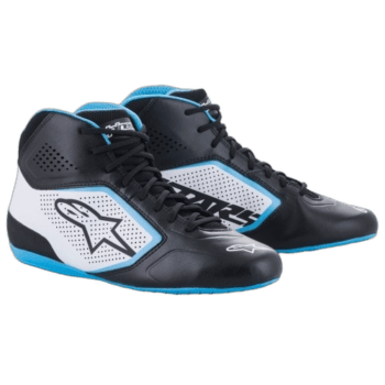 2711521-1278 Black-White-Light Blue Alpinestars Tech 1 K Start V2 Kart Boots