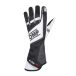 OMP KS-1R Kart Gloves - Black / White