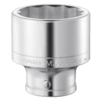 Facom 1 drive 12-point socket M.65B for automotive and mechanical use, high-quality chrome finish.