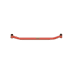 Red front lower steel bar for Mini One 1.6 from 2001, suitable for race and performance upgrades.
