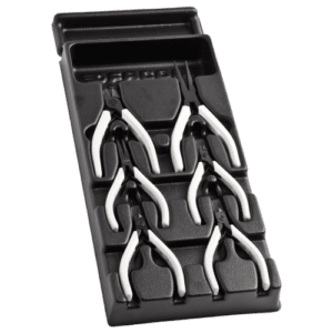 Facom Micro-Tech pliers module MOD.MT1 in a black carrying case, ideal for precision work and professional toolkits.