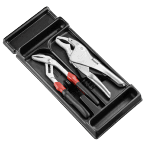 Facom 2-piece adjustable pliers module PR4 MOD.PR4 in a black case, ideal for professional toolkits.