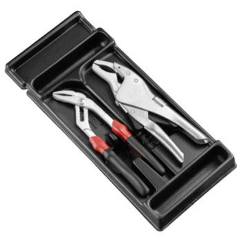 Facom 2-piece adjustable pliers module PR4 MOD.PR4 in a black case, ideal for professional toolkits.