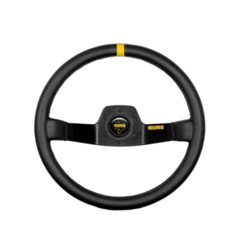Momo Steering Wheel Model 02 - Black Leather