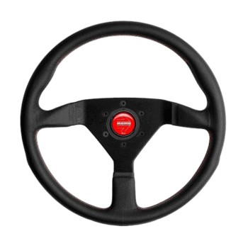 High-quality racing steering wheel from Grand Prix Racewear, designed for professional motorsport enthusiasts and race car drivers.