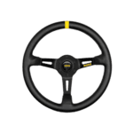 Momo Steering Wheel Model 08 - Black Spoke / Leather