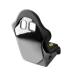 Grand Prix Racewear racing seat with head and side support, designed for motorsport safety and comfort.
