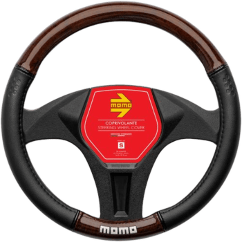 MOMO Steering Wheel Cover Luxury Wood PU