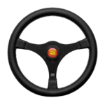 High-quality racing steering wheel from Grand Prix Racewear, designed for professional motorsport enthusiasts and sim racers.