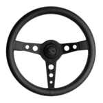 Momo Steering Wheel Prototipo Black Edition - Black/Black Size 350mm