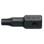 Impact bit for Torx screws from Facom NEX series, model NEX.25A, designed for precision and durability in professional applications.