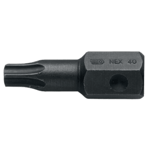 Impact bit for Torx screws from Facom NEX series, model NEX.25A, designed for precision and durability in professional applications.