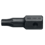Grand Prix Racewear impact bits series 3 for Torx screws NEX.40A, black precision screwdriver bit for automotive and racing applications.