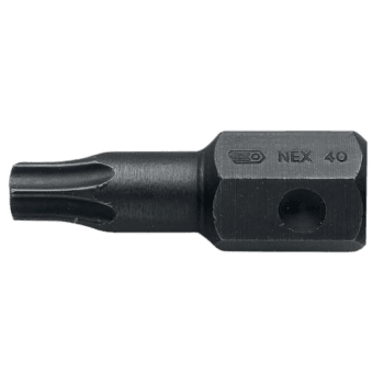 Grand Prix Racewear impact bits series 3 for Torx screws NEX.40A, black precision screwdriver bit for automotive and racing applications.