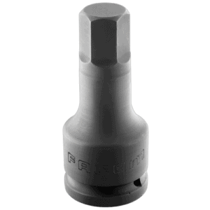 Grand Prix Racewear impact bit for hexagon socket head, 3/4 drive metric NKHM.17, in a close-up shot against a black background.