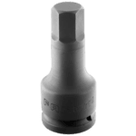 Grand Prix Racewear impact bit for hexagon socket head, 3/4 drive metric NKHM.19, in a close-up view against a black background.