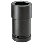 High-quality impact socket for professional automotive and mechanical use, featuring metric 6-point design for secure fit and durability.