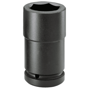High-quality impact socket for professional automotive and mechanical use, featuring metric 6-point design for secure fit and durability.