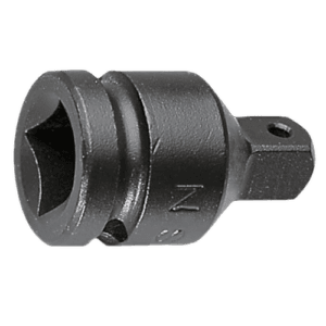 Facom impact coupler NS.230A for 1/2 to 3/8 impact tools, durable black metal construction.