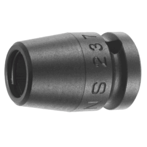 Close-up of a Facom impact socket with size markings, used for automotive and industrial applications.