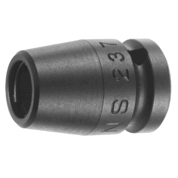 Close-up of a Facom impact socket with size markings, used for automotive and industrial applications.
