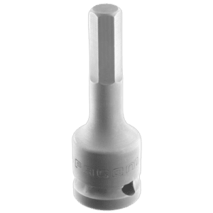 Grand Prix Racewear impact bit for hexagon socket heads, 1/2 inch drive, high-quality steel tool for professional use.