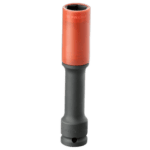Facom 1/2 reinforced long-reach impact socket NSI.21EL for professional automotive and mechanical use.