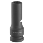Grand Prix Racewear impact socket NSTX.16L for Torx 1/2 female drive, durable black finish, high torque capacity.