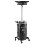 Facom oil collector OD.80G for automotive maintenance with adjustable height and mobility wheels.
