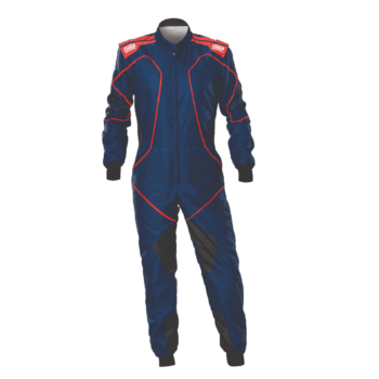 OMP KS-3X Art Kart Suit - Junior - Blue / Red